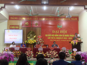 Đại hội Đại biểu Hội Nông dân xã Nghĩa Thuận